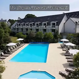  Appartement L'es-cale De Beg-meil Avec Piscine Et Avec 1 Et 1 Alcove